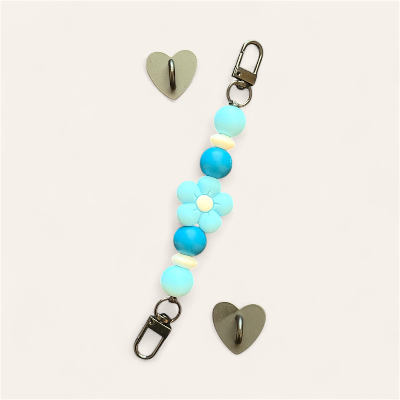 Aqua Daisy Kindle & Phone Strap