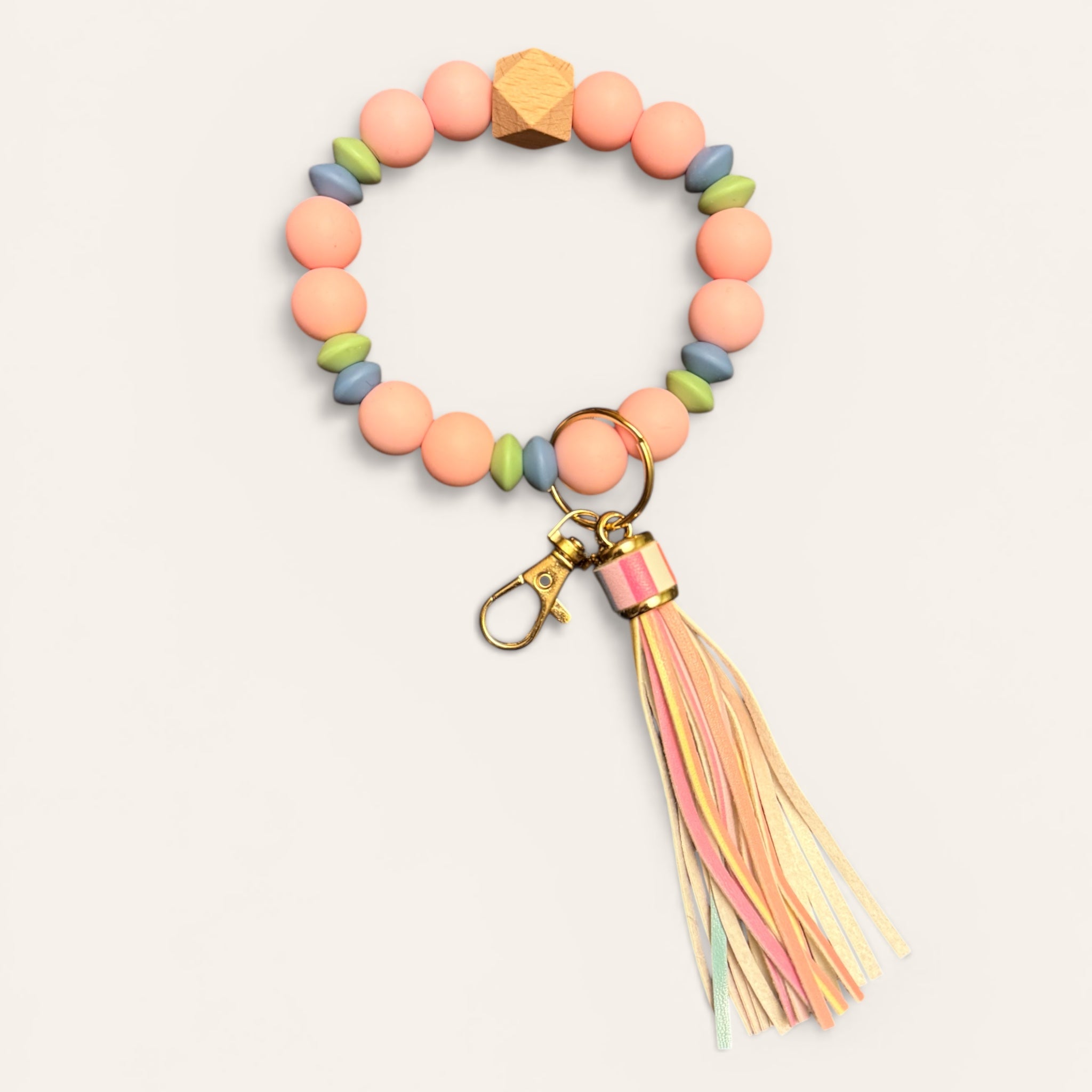Blush Meadow Keychain Bracelet