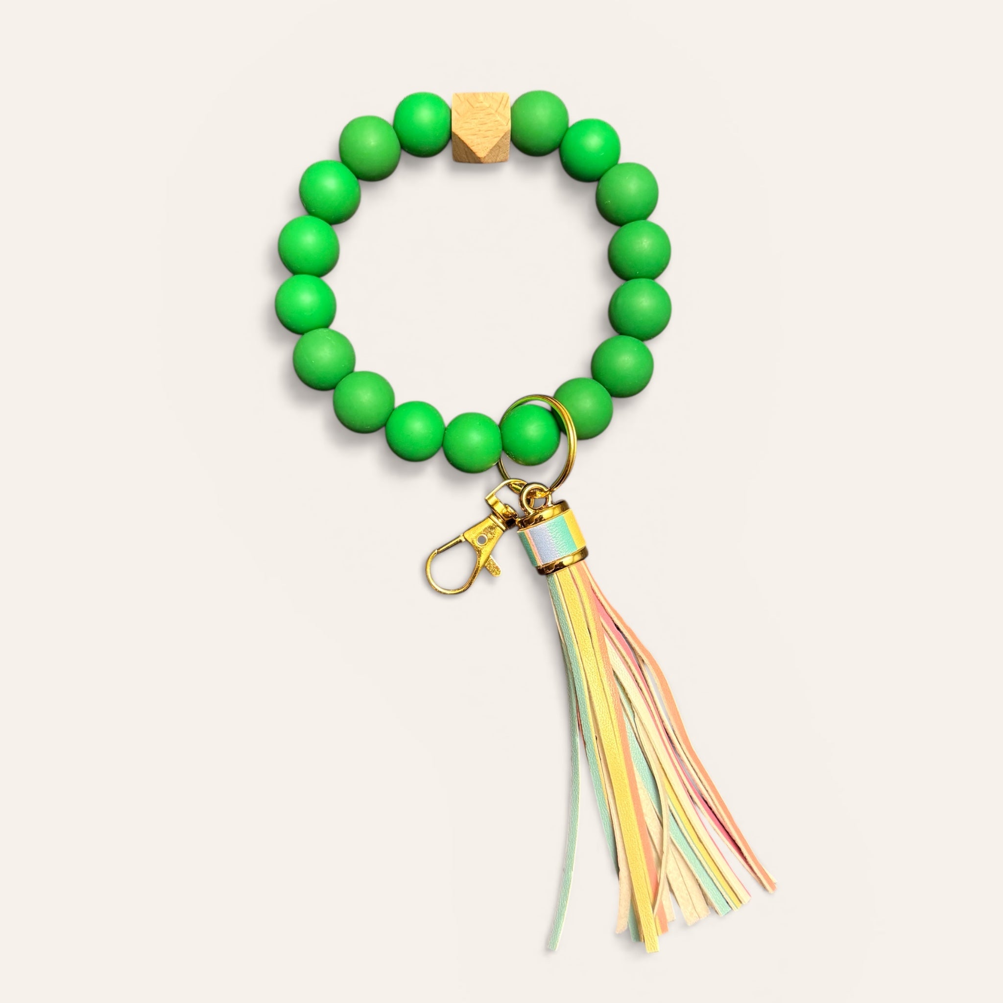 Mint Meadow Keychain Bracelet 🌱