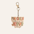 "I'm Only Talking To Jesus Today" Keychain