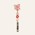 “Pink Teacher Bow” - Badge Reel