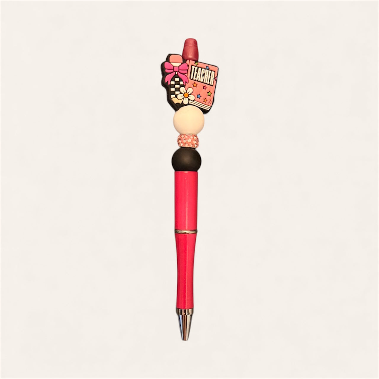 Pink Notebook Teacher Pen