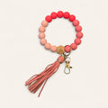 Coral Bloom Keychain Bracelet