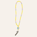 "Sprinkle Donut" Beaded Lanyard