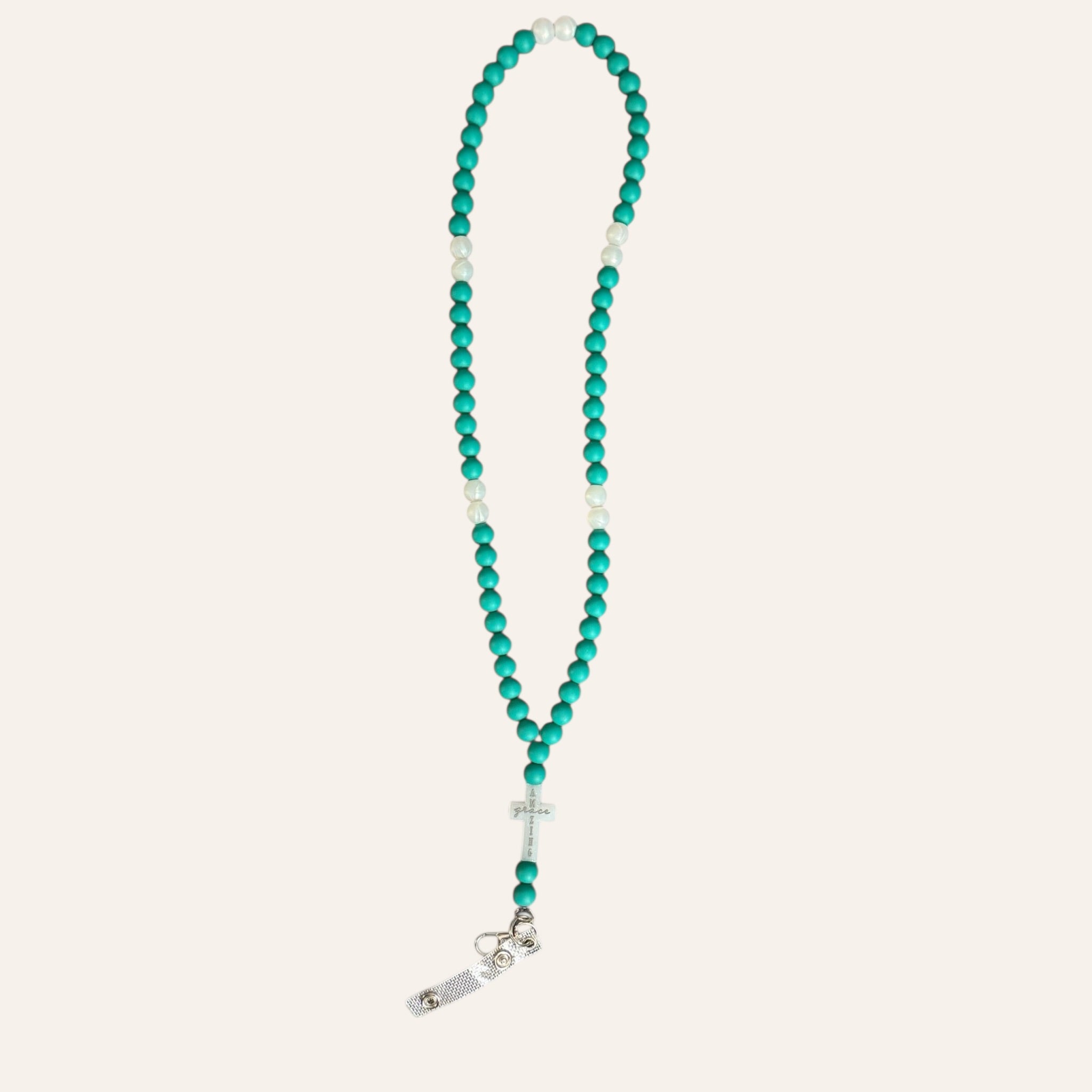 "Amazing Grace" Beaded Lanyard