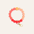 Coral Bloom Keychain Bracelet