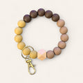 Golden Mocha Keychain Bracelet
