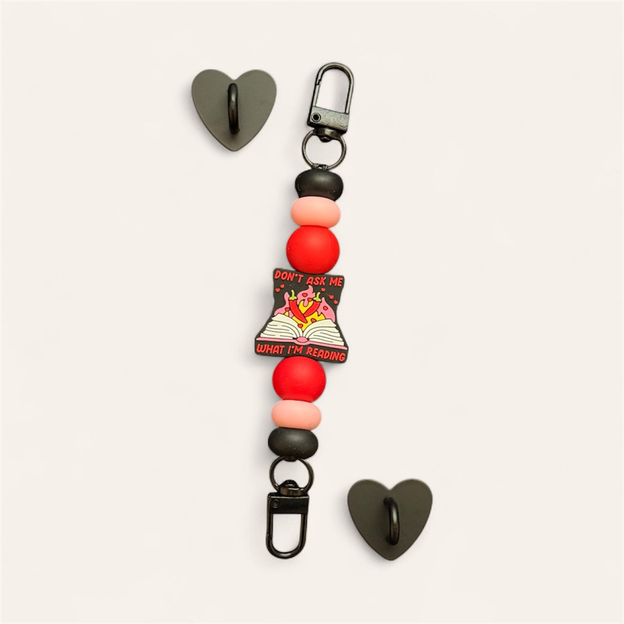 "Don't Ask Me What I'm Reading 🌶️" Kindle & Phone Strap