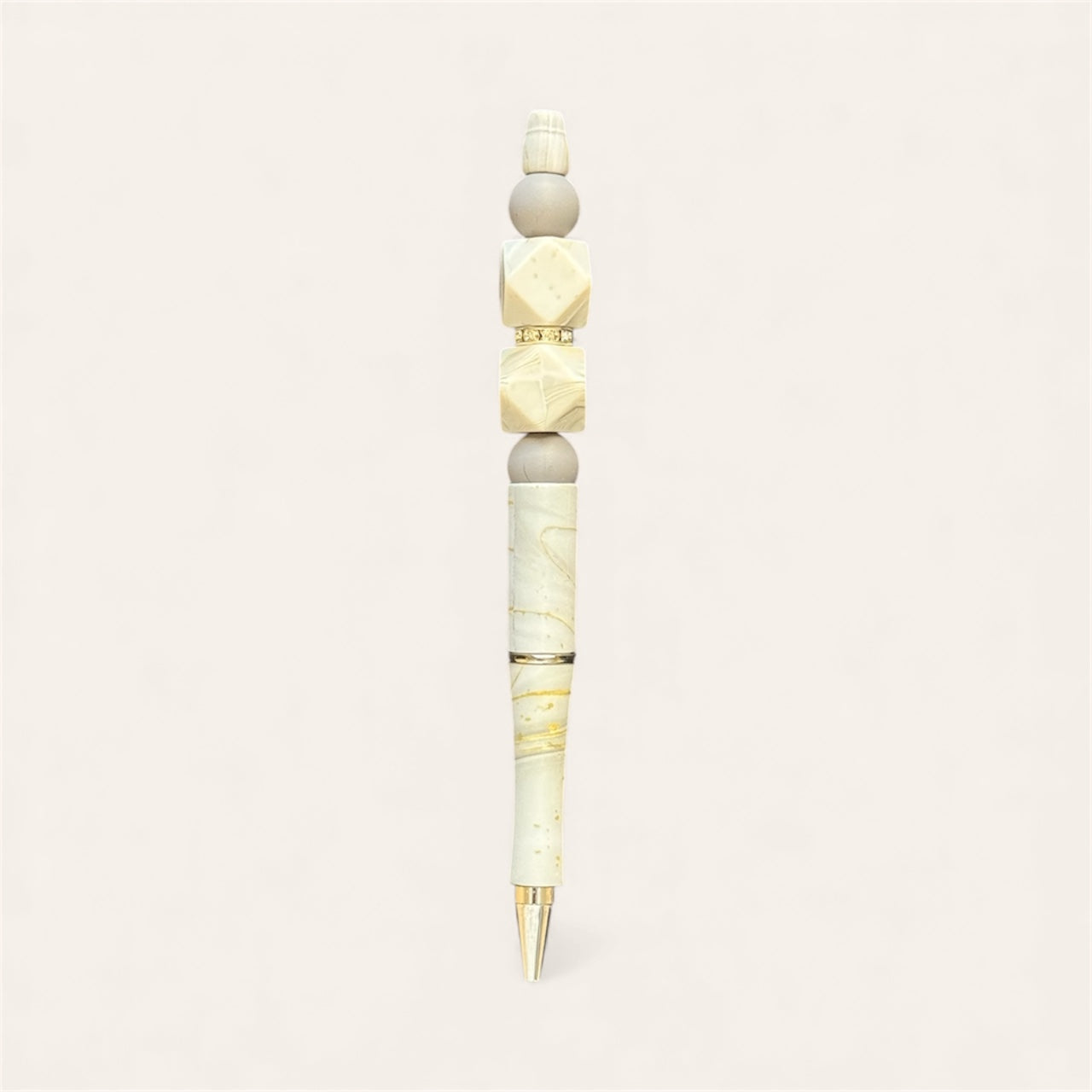 Vanilla Marble Luxe Pen