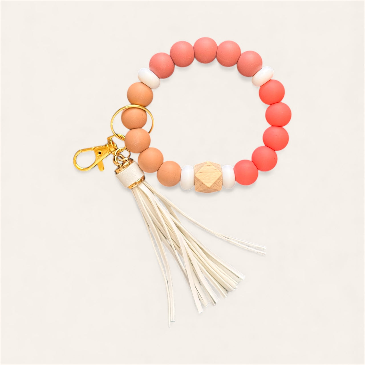 Coral Sands Keychain Bracelet