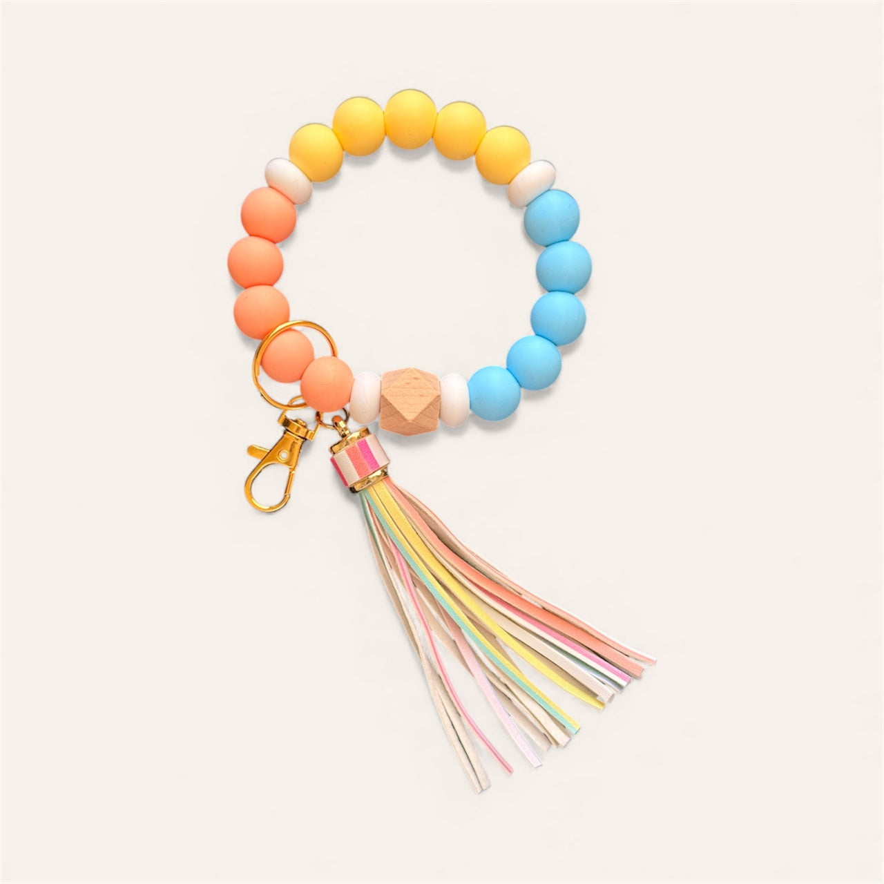 Sunset Sorbet Keychain Bracelet 🌅🍧