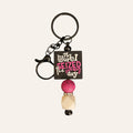 "Pretty Sure I Seized the Wrong Day" Silicone Beaded Keychain